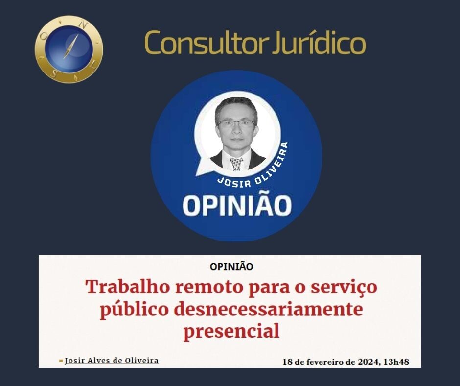 Trabalho remoto para o serviço público desnecessariamente presencial